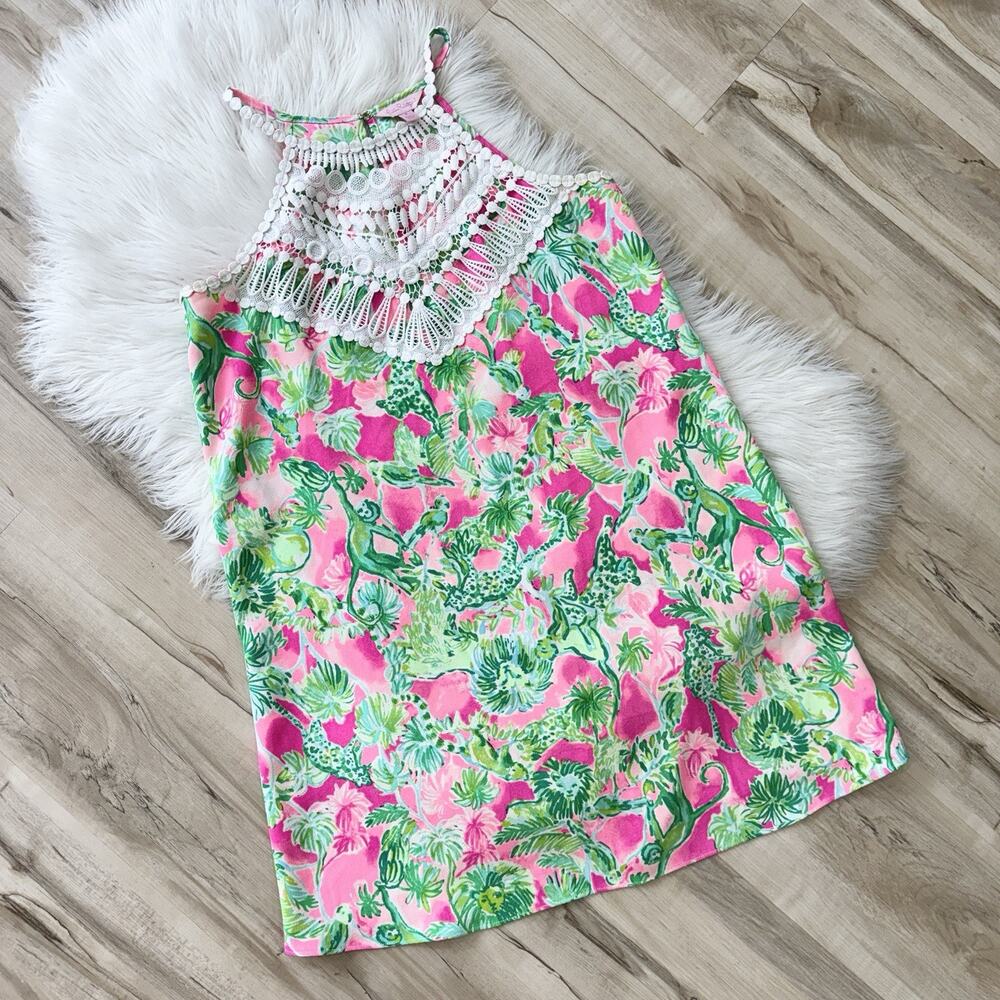 Lilly Pulitzer Pearl Soft Shift Dress Size 4 Beach Resort Cruise U5009